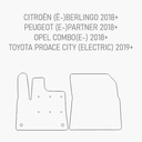 Automat Citroën ë-Berlingo 2021+ Heavy duty voormat