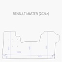 Automat Renault Master E-Tech 2024+ Heavy duty voormat