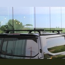 Barres de toit utilitaire Aluminium noir Volkswagen T7 Transporter eHybrid 2024+