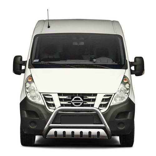 [73ST21-NV4] Pare-buffle homologué ST Nissan NV400 2010 - 2022