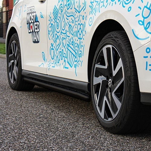 Barres latérales de protection Inox noir Volkswagen ID.Buzz 2022+