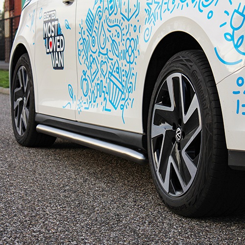 Barres latérales de protection Inox argent Volkswagen ID.Buzz 2022+