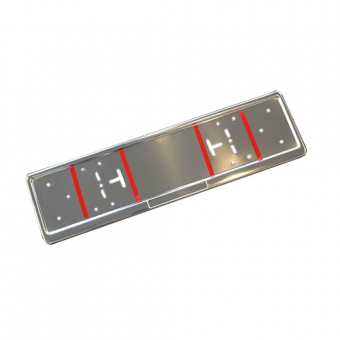 [KENTEKENH] Encadrement Inox plaque d'immatriculation    +