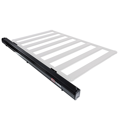 [814415] Auvent Aluminium avec éclairage 3000m Noir