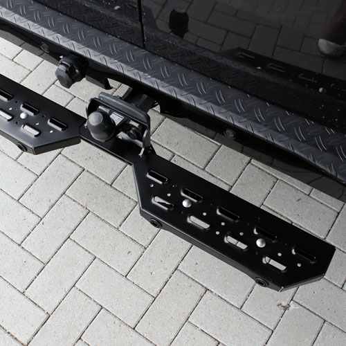 [209STEP1202-SEN] Marchepied utilitaire noir sur attelage avec capteur Peugeot Boxer 2024+